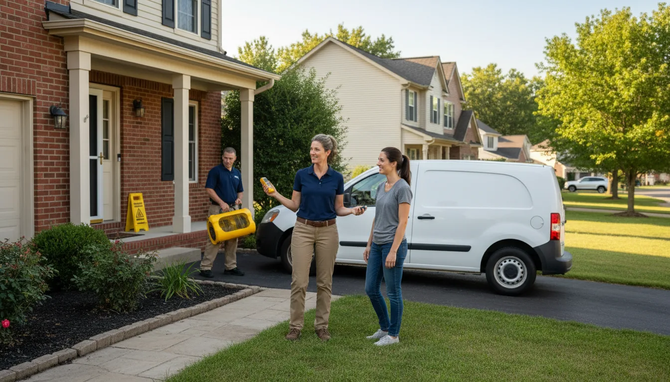 Residential water damage restoration in Kimball, MN